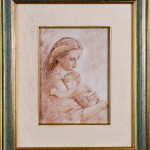 Maternità - maiolica - cm. 20x24